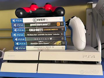 Playstation 4+ 2 controller+ 8 giochi