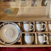 Servizio caffè da 6 in porcellana