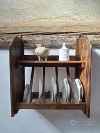 Piattaia toscana in legno massello