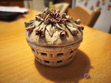 portagioie in ceramica Mollica, Capodimonte