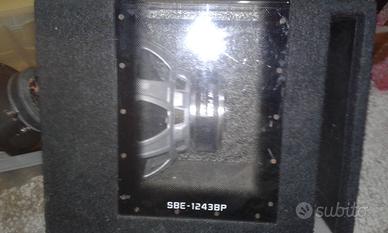 altoparlante alpine sbe-1243bp 800 watt