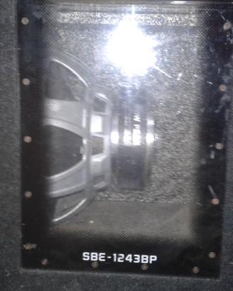 altoparlante alpine sbe-1243bp 800 watt
