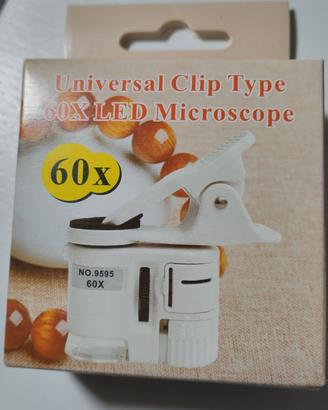 Microscopio per smartphone, NUOVO