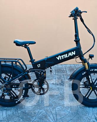 Bici elettrica fat biammortizzata nuova garanzia 