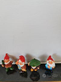 Mini Statuine di Gnomi Vintage 