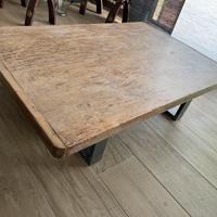 Tavolino basso legno antico orientale
