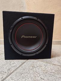 Impianto auto: subwoofer Pioneer + 2 amplificatori
