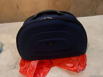 Beauty Case --- in Tessuto Blu Navy ---