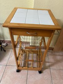 Carrellino porta frutta e verdura