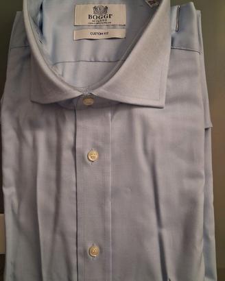 Camicia uomo Boggi nuova collo alla francese tg39