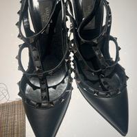 scarpe valentino decollete’ rockstud nr 39