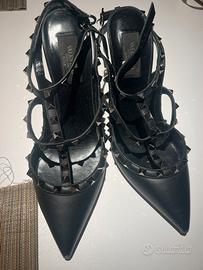 scarpe valentino decollete’ rockstud nr 39