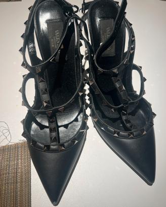 scarpe valentino decollete’ rockstud nr 39