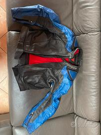 Tuta moto DIVISIBILE  DAINESE in PELLE taglia 52