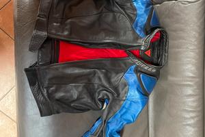 Tuta moto DIVISIBILE  DAINESE in PELLE taglia 52