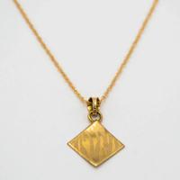 Collana in oro giallo 18 kt con ciondolo A.192