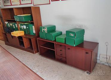 cassettiera con scorrevole legno