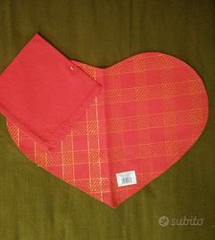Tovagliette americane cuore