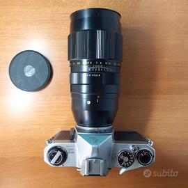 Pentax spotmatic sp 1000 con tele 200 mm f 4 