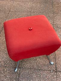 Pouf rosso