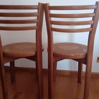 Sedie Thonet in paglia di Vienna