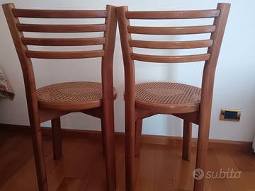 Sedie Thonet in paglia di Vienna