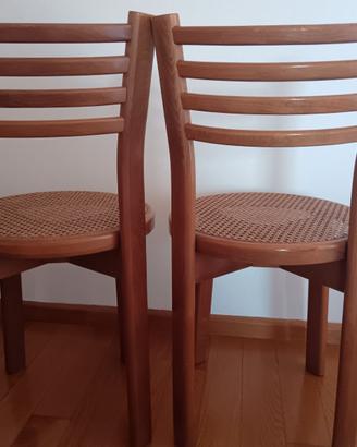 Sedie Thonet in paglia di Vienna