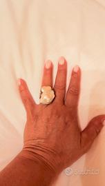 Anello argento perla scaramazze