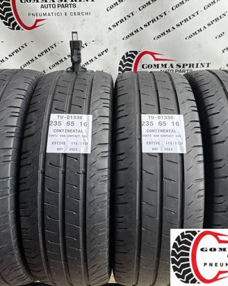 4 PNEUMATICI 235/65 R16C CONTINENTAL ESTIVE