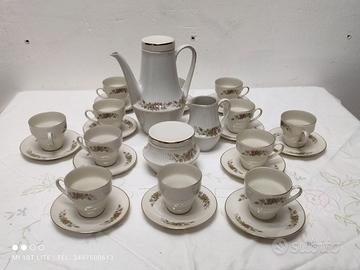servizio caffe da 12  fine porcellana bavaria alma