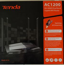 Tenda AC10 Gigabit Router Wi-Fi Dual Band AC1200