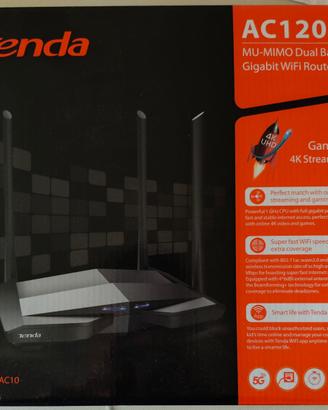 Tenda AC10 Gigabit Router Wi-Fi Dual Band AC1200