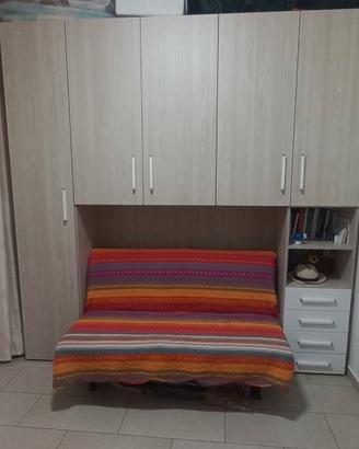cameretta a ponte con o senza divano letto