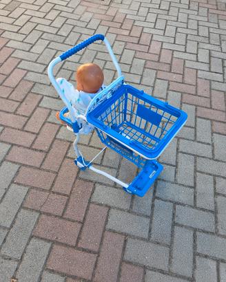 carrello della spesa giocattolo di Cicciobello