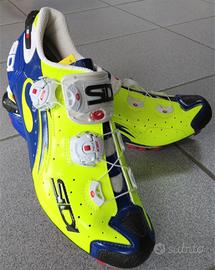 SIDI MTB DRAKO CARBON SRS LUC YELLOW FLUO BLUE