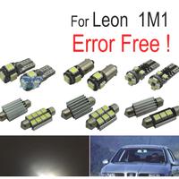 KIT 15 LAMPADE LED INTERNE PER SEAT LEON 1 M 1 99-