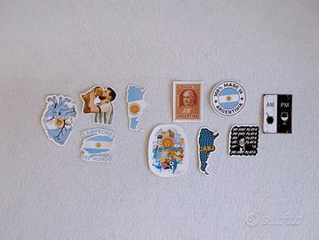 Set di adesivi decorativi a tema Argentina