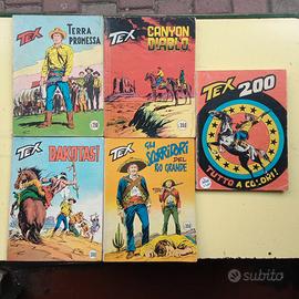 Fumetti TEX originali fascia 146/197 a 50 cent.