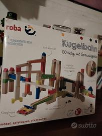 pista per biglie in legno marca ROBA