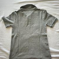 Polo mezza manica grigia