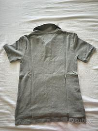 Polo mezza manica grigia