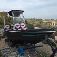 saver 5.75 con motore Honda bf40 60e 2016