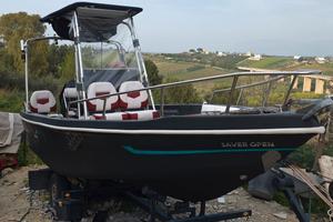 saver 5.75 con motore Honda bf40 60e 2016