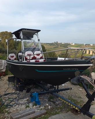 saver 5.75 con motore Honda bf40 60e 2016