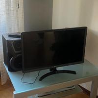 Porta tv con tv e stereo