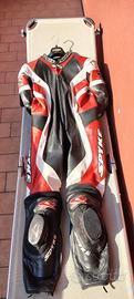 Tuta moto in pelle Spyke taglia 52