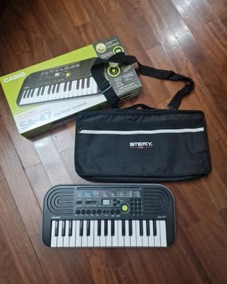 Pianola Casio SA-47 + Custodia — COME NUOVA