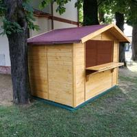 CHIOSCO CASETTA SPRITZ CON PAVIMENTO 300x200X235H 