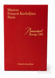 Baccarat Rouge 540 di Maison Francis Kurkdjian.