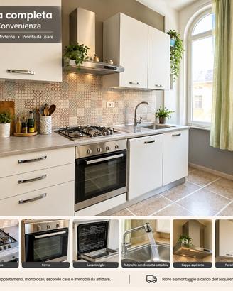 Cucina Mondo Convenienza con elettrodomestici